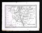 1833 Perrot Tardieu Map - Haute Loire - Le Puy Issingeaux Brioude Loudes  France