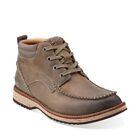 Clarks Mens  Mahale Mid Olive Leather Boots  Uk 91011 G