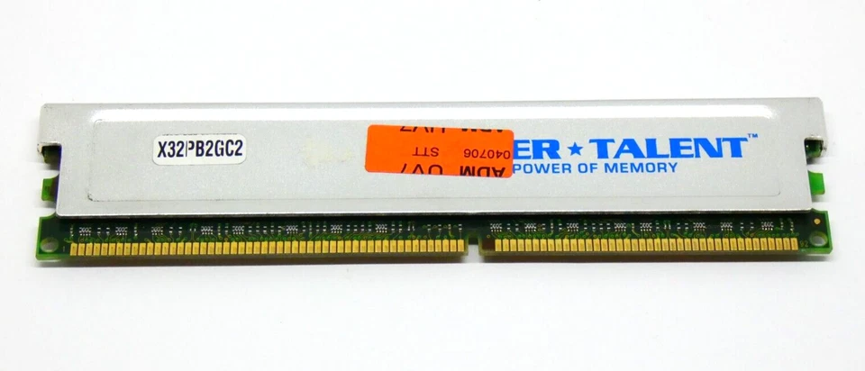 SUPER TALENT 1GB DDR1  DDR-400MHz PC-3200 Non-ECC - Image 1 of 1