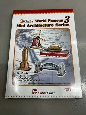 Cubic Fun - 3D Puzzle World - Famous Buildings 3 - Beijing, Empire State, Sydney - Image 1 of 2