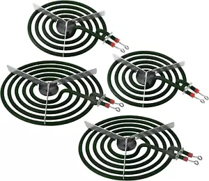Amana Whirlpool Kenmore Electric Range Burner Element Replacement Set of 4 - Picture 1 of 12