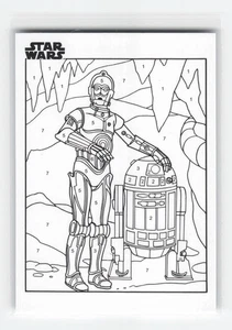 2025 Topps Chrome Star Wars #CP-21 C-3PO / R2-D2 Star Wars By the Number - Picture 1 of 2