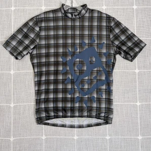 Camiseta deportiva de ciclismo Giordana vintage para hombre grande a cuadros ciclismo carreras hecha en Italia - Imagen 1 de 16