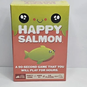 Exploding Kittens Happy Salmon Card Game NIB Party Game Quick Ages 6+ - Picture 1 of 5