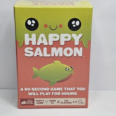 Exploding Kittens Happy Salmon Card Game NIB Party Game Quick Ages 6+ - Image 1 of 4