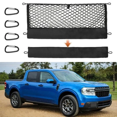 Red de carga con 4 mosquetones estilo sobre para camioneta Ford Maverick 2022-2025 Foto 1 de 4
