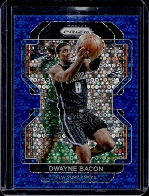 2021-22 Prizm Dwayne Bacon Fast Break Blue #42/150 Knicks - Image 1 of 2