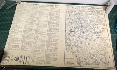 Mapa de colección Automobile Club of Southern California SW Nevada Mohave Death Valley Foto 1 de 4