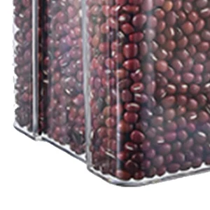 Latas selladas transparentes sellado hermético a prueba de humedad cereales almacenamiento conjunto - Imagen 1 de 12