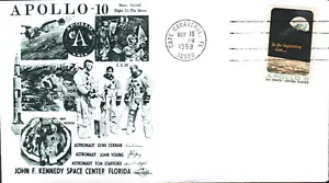 1969 Apollo 10 lancio equipaggio 2° volo lunare Capo Canaveral 18 maggio copertine orbita - Foto 1 di 1