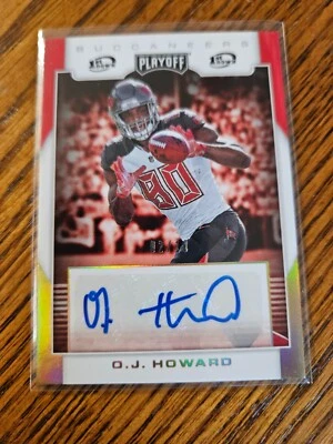 O.J. Howard Auto - 2017 Panini Playoff 1st First Down Autograph #/10 RPS-OJ - Image 1 of 3