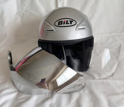 Casco de motocicleta modular de cara completa Bilt ventilado liberación rápida 2 escudos talla: XL Foto 1 de 4