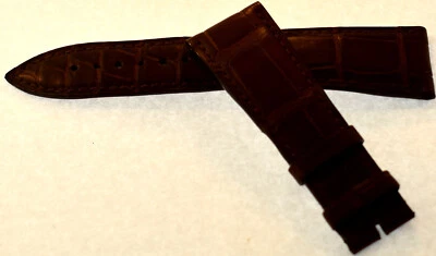 BLANCPAIN - PULSEIRA DE RELÓGIO GENUÍNA COURO MARROM 23MM NOVA SEM ETIQUETAS - Imagem 1 de 2