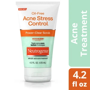 Neutrogena ölfrei Akne Stress Kontrolle Power-Clear Gesichtspeeling, Behandlung, 4,2 f - Bild 1 von 1