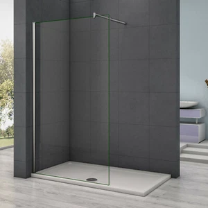 8+10mm doppelseitig NANO Sicherheitsglas Walk in Duschabtrennungen Duschwand - Bild 1 von 10