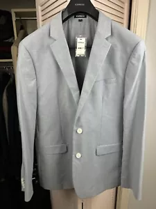 Blazer EXPRESS Talla 44R Extra Delgado - Nuevo Con Etiquetas - Gris Claro - Imagen 1 de 5