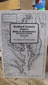 2 USED BEDFORD COUNTY VA WILL & INVENTORIES PAPER BACK BOOKIES. - Bild 1 von 7