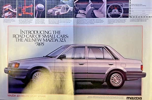 1987 Magazine Advertisement Mazda 323 Deluxe Sport Sedan - Picture 1 of 2