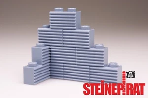 LEGO® 10x 2877 ***NUEVO*** Piedra estriada / estriada / Ranuras / Azul arena / 6177135 - Imagen 1 de 3