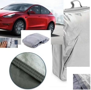 TELO COPRIAUTO TELATO FELPATO PER TESLA Y ANNO 2021 IMPERMEABILE ANTIGRANDINE - Foto 1 di 12