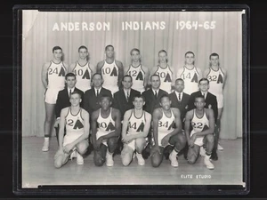 Original 1964-65 Anderson HS Indians Basketball Team Photo Indiana HS Basketball - Picture 1 of 3