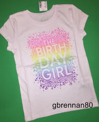 ~NEW 8th BIRTHDAY 8 Years Girls Happy PRINCESS Shirts 7-8 10-12 14 16 Gift PARTY - Image 1 of 4
