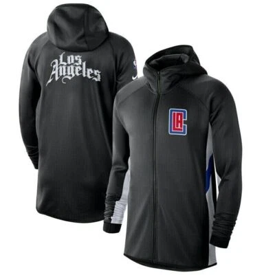 Moletom com capuz Los Angeles Clippers Earned Edition Showtime Therma Flex completo masculino NBA - Imagem 1 de 3