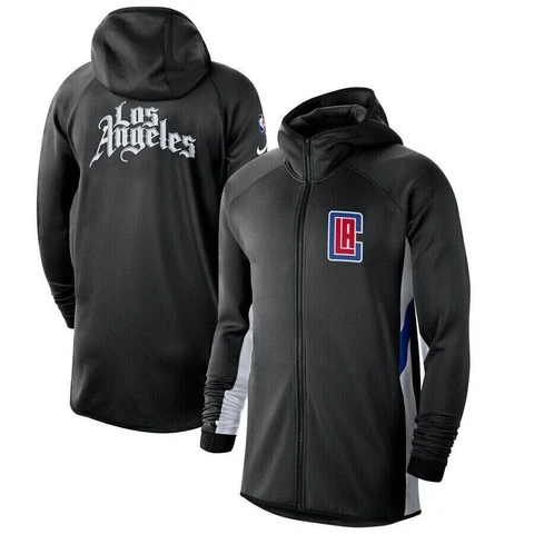 Los Angeles Clippers Earned Edition Showtime Therma Flex Full Hoodie Men's NBA Cover