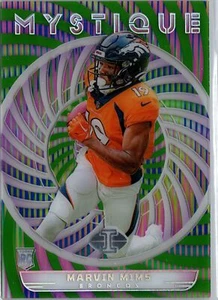 Marvin Mims 2023 Panini Illusions Mystique Emerald #24 Denver Broncos - Picture 1 of 2