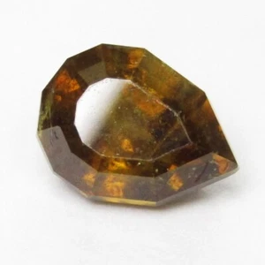 2.30Cts Sparkling Natural Sphene Titanite 9x7x5.2mm Pear Custom Cut Gemstone - Picture 1 of 4