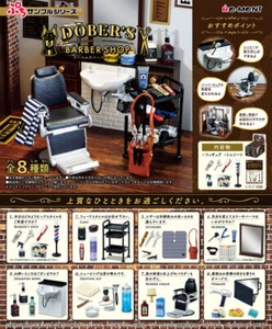 Re-Ment Miniature Dollhouse Decoration Dober Barber Shop Salon Full Set  - Picture 1 of 6