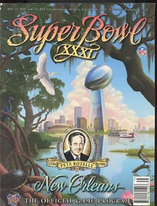 Super Bowl XXXI 1997 Official Game Program Paperback Excellent Condition - Picture 1 of 4