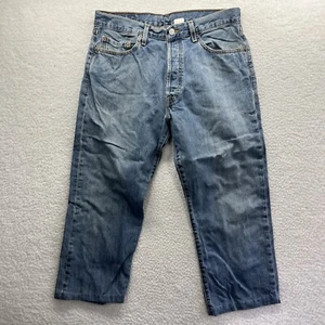 Vintage Levis Jeans Adult 32x21 Blue 501 Button Fly Denim 80s 90s Baggy Chore - Picture 1 of 16