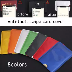 10x RFID Blocking Card Sleeve - Secure Credit/Debit Card Holder ID Anti Theft UK - Picture 1 of 20