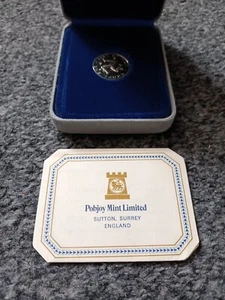 Isle of Man 1978 £1 One Pound Coin, Virenium proof coin with COA & box - Picture 1 of 4