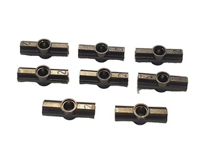 8x Lego Technic Achs- und Pin Verbinder No.2 #32034 schwarz - Bild 1 von 1