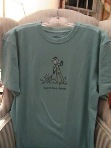 NWT LIFE IS GOOD MEN CRUSHER TEE JAKE RAKING LEAVES...."HALFTIME SHOWT" (S) - Picture 1 of 2
