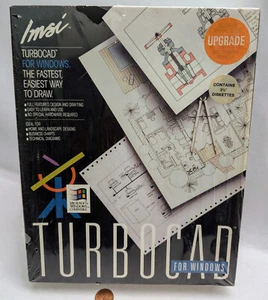 IMSI TurboCAD For Windows, 3.5" Discs, VTG Design and Drafting Software.Sealed. - Picture 1 of 5