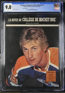Wayne Gretzky LA REVUE DU COLLEFE DE HOCKEY Magazine 1981 CGC 9.0 - Picture 1 of 2