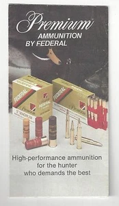 Folleto federal de municiones premium - 1983 - Imagen 1 de 1