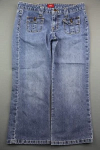 Women's Mossimo Denim Jean Capri Cropped  Flap Pocket Size 9 (32x22) - Picture 1 of 7