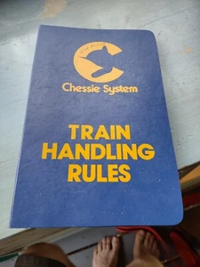 Cuaderno manual de reglas de manejo de trenes sistema de ajedrez original de 1980 de colección - Imagen 1 de 2