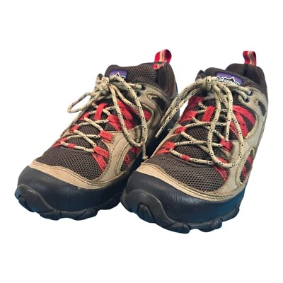 Patagonia Drifter Mujer Talla 7.5 Marrón Rojo Senderismo Trail Zapatos Botas Foto 1 de 4