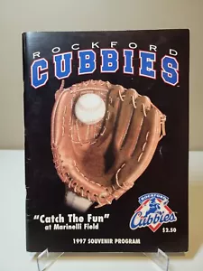 Rockford Cubbies 1997 Inaugural Season Program Chicago Cubs MiLB RARE - Picture 1 of 1