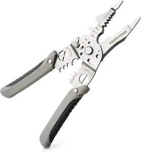 Wire Stripper Crimping Electrical Pliers Cutter Crimper Adjustable AWG 6-16 - Picture 1 of 6