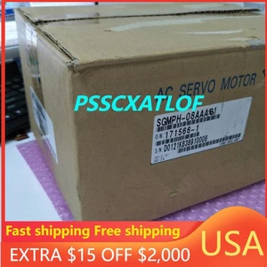 NEW ORIGINAL YASKAWA AC SERVO MOTOR SGMPH-08AAA61 FREE EXPEDITED SHIPPING - Picture 1 of 5