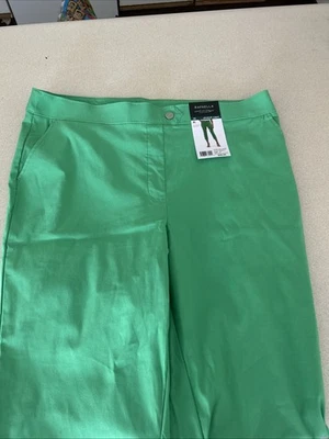 Pantalones capri elásticos para mujer Rafaella talla 18 estilo RSBSF073 bolsillos funcionales Foto 1 de 4