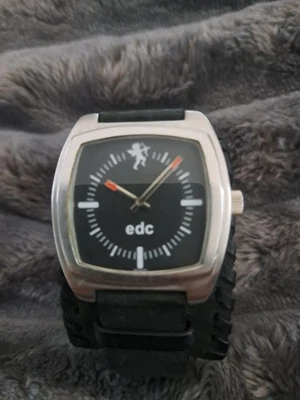 edc by Esprit Damenuhr,Armbanduhr,Edelstahl,Lederband. - Bild 1 von 3