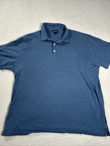 Patagonia Men’s XL Organic Cotton Polo Blue Shirt Classic Fit Casual - Picture 1 of 11
