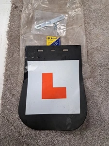 NOS HI LEVEL 29910 UNIVERSAL REAR MUDFLAP MUG FLAP LEARNER PLATE L PLATE ASSY - Picture 1 of 5